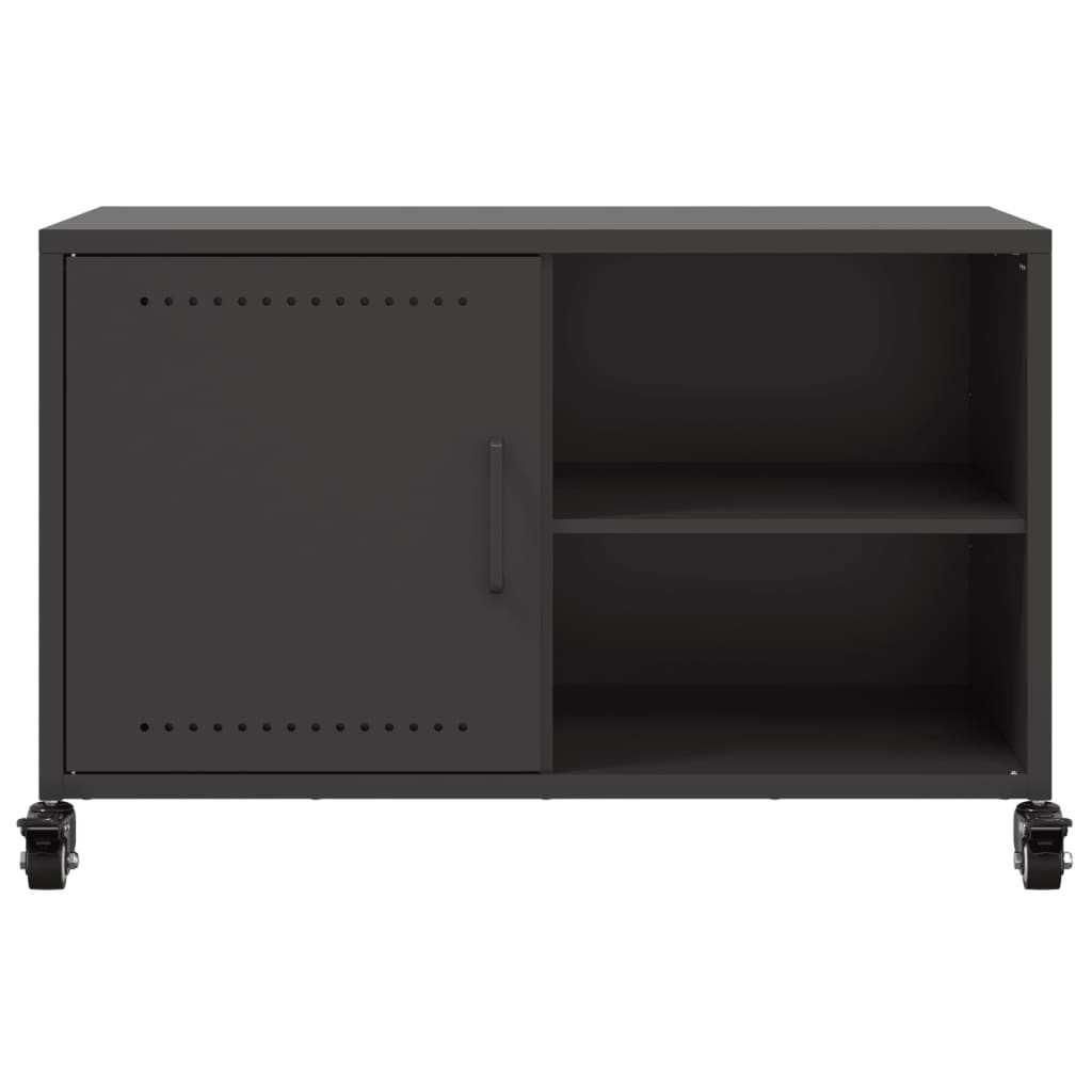 TV Cabinet Black 68x39x43.5 cm Steel