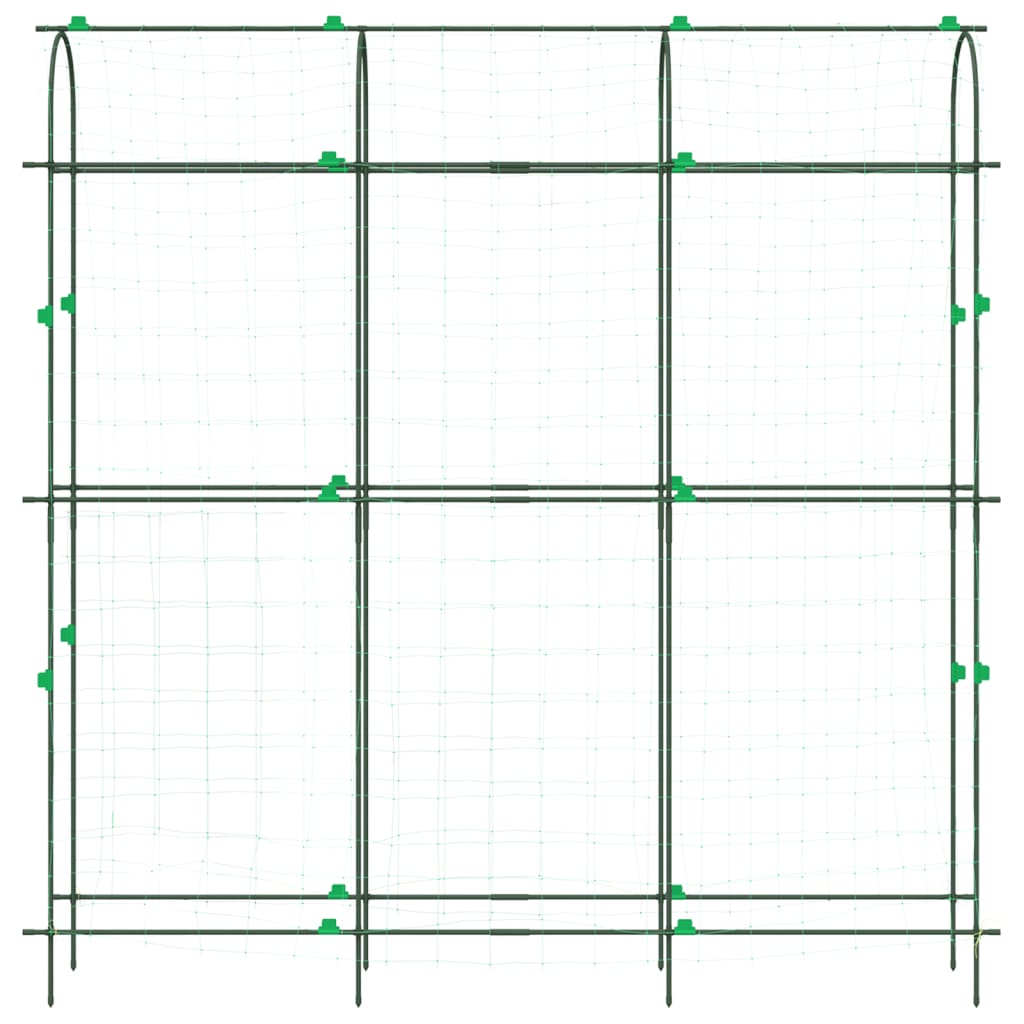 Garden Trellis for Climbing Plants U-Shape 181x31x182.5 cm Steel