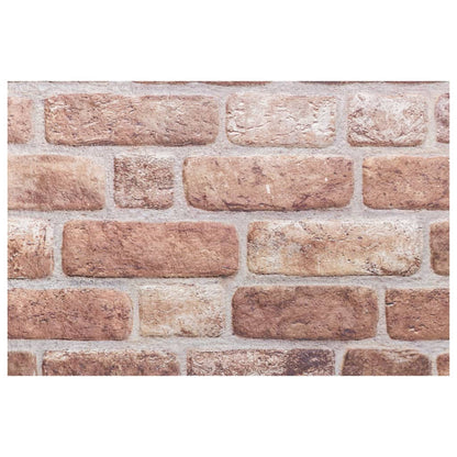 3D Wall Panels 10 pcs Brown 100x50 cm EPS