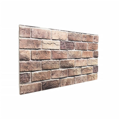 3D Wall Panels 10 pcs Brown 100x50 cm EPS