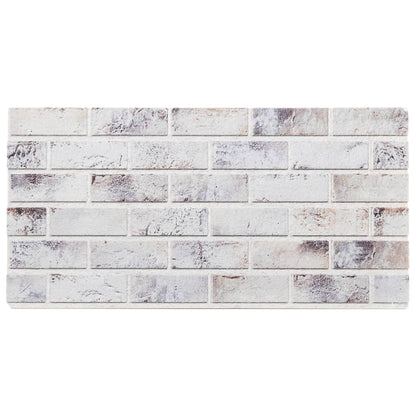 3D Wall Panels 10 pcs Light Grey 100x50 cm EPS