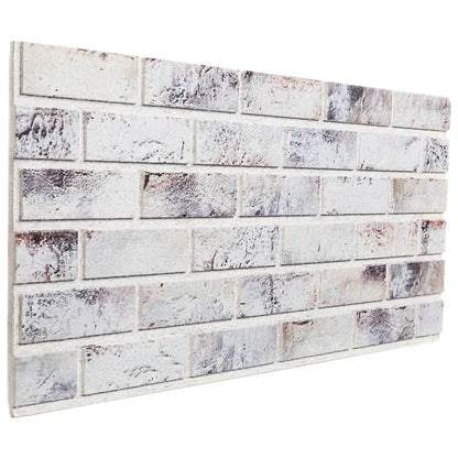 3D Wall Panels 10 pcs Light Grey 100x50 cm EPS