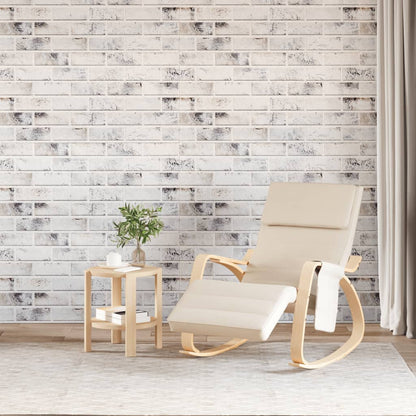 3D Wall Panels 10 pcs Light Grey 100x50 cm EPS