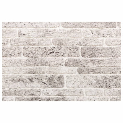 3D Wall Panels 10 pcs Light Grey 100x50 cm EPS