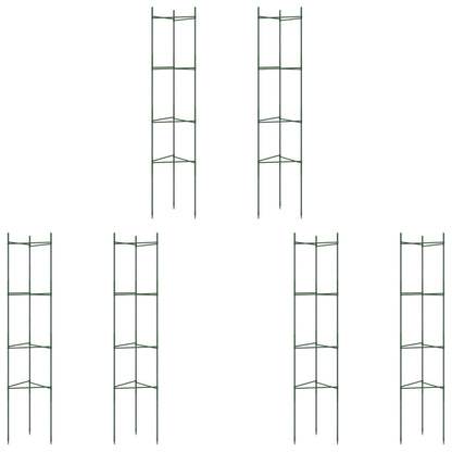 Tomato Cages 6 pcs 154 cm Steel and PP