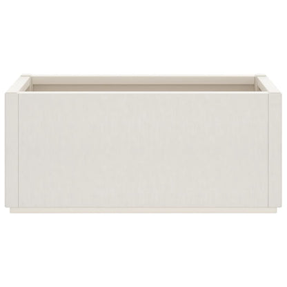 Garden Planter White 80x36x35 cm PP