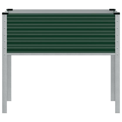Garden Planter Green 100x45x90 cm Steel