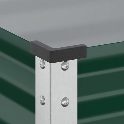 Garden Planter Green 100x45x90 cm Steel