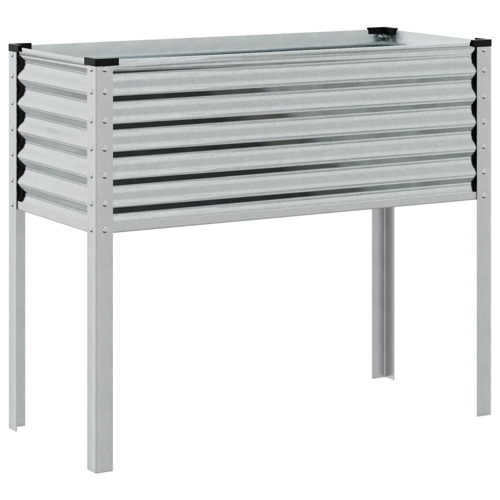 Garden Planter 100x45x90 cm Galvanised Steel