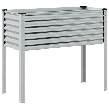 Garden Planter 100x45x90 cm Galvanised Steel