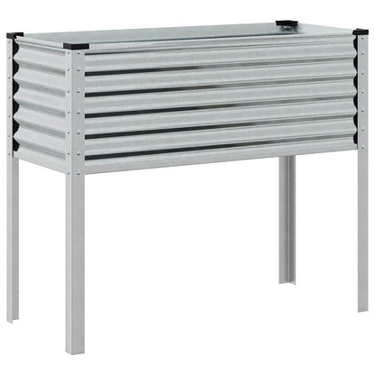Garden Planter 100x45x90 cm Galvanised Steel