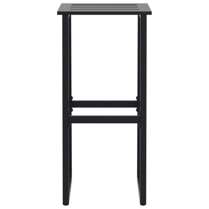 Bar Stools 4 pcs Black 38x38x80 cm Powder-coated Steel