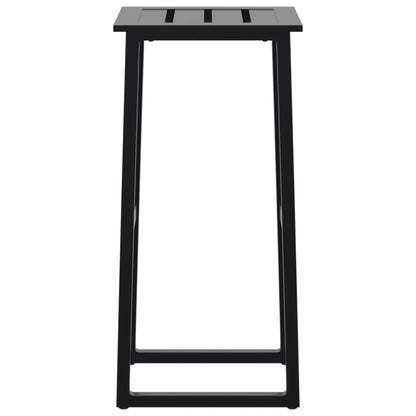 Bar Stools 4 pcs Black 38x38x80 cm Powder-coated Steel
