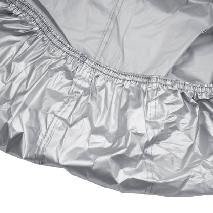 Car Cover for SUV with Buckle Straps Full Silver M