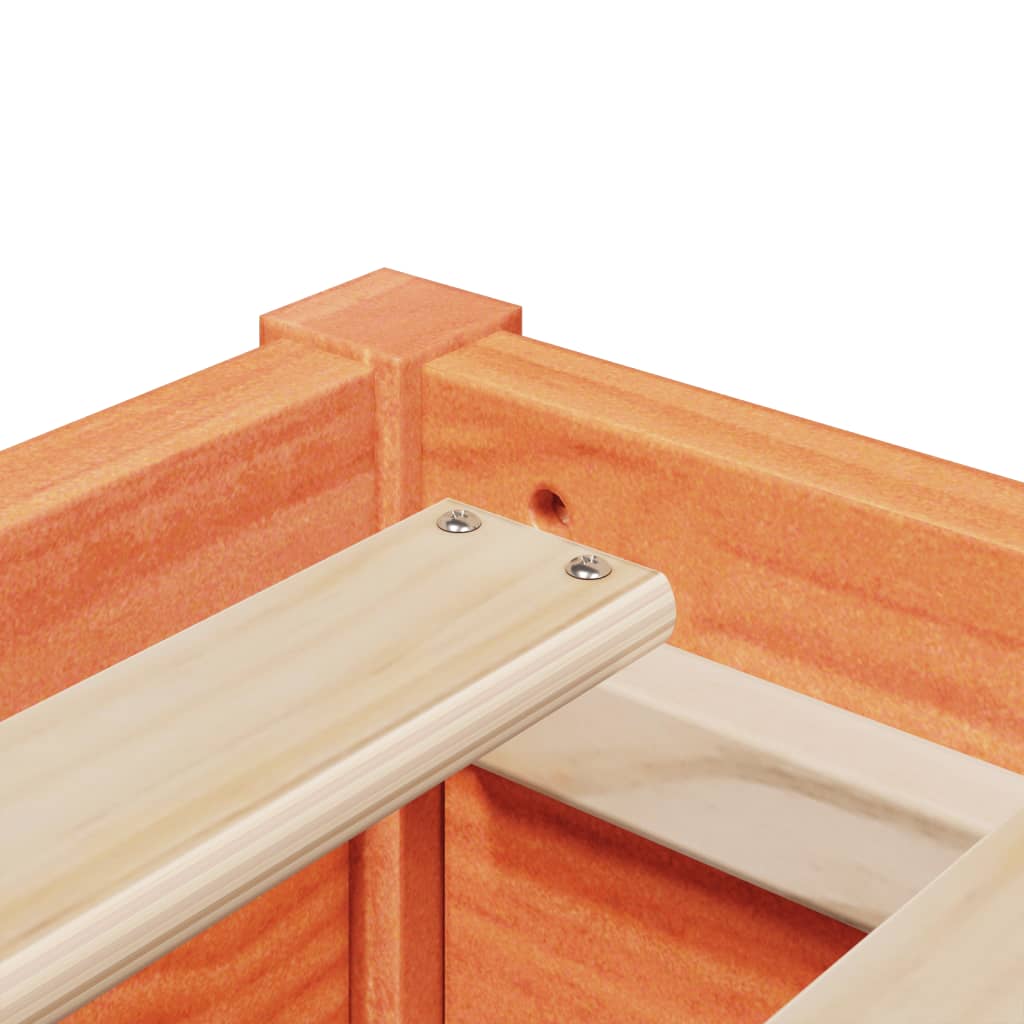 Bed Frame without Mattress Wax Brown 90x190 cm Single Solid Wood Pine
