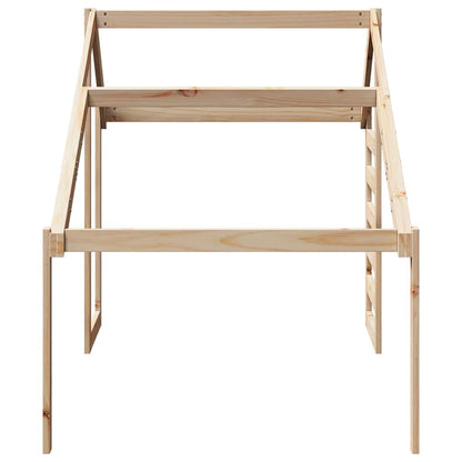 Kids' Bed Roof 188x97x113 cm Solid Wood Pine