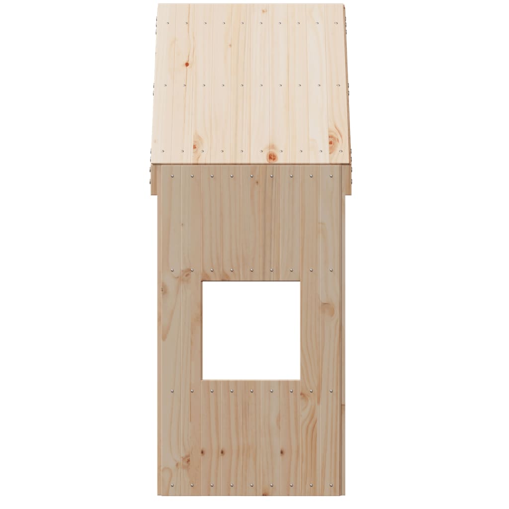 Kids' Bed Roof 55x99x139.5 cm Solid Wood Pine