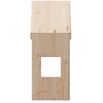 Kids' Bed Roof 55x99x139.5 cm Solid Wood Pine