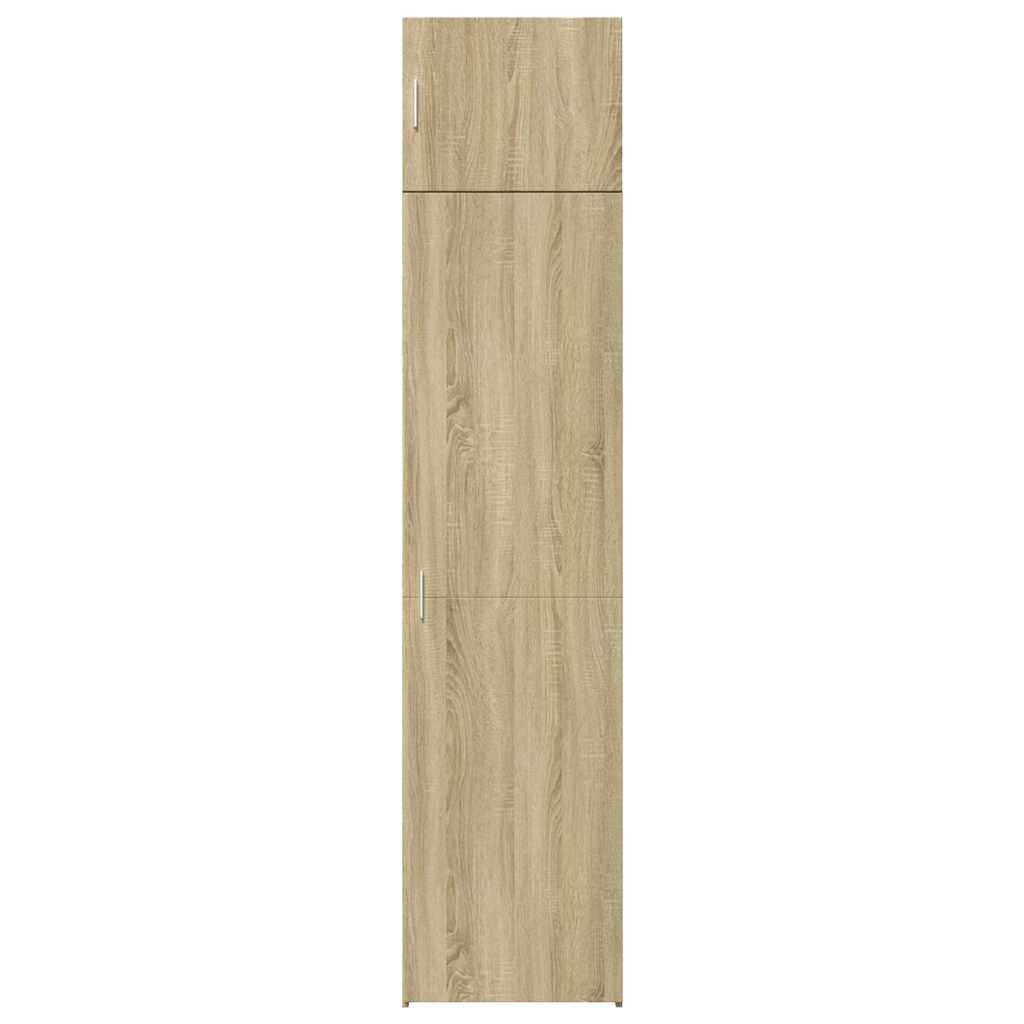 Slim Storage Cabinet Sonoma Oak 50x42.5x225 cm Engineered Wood