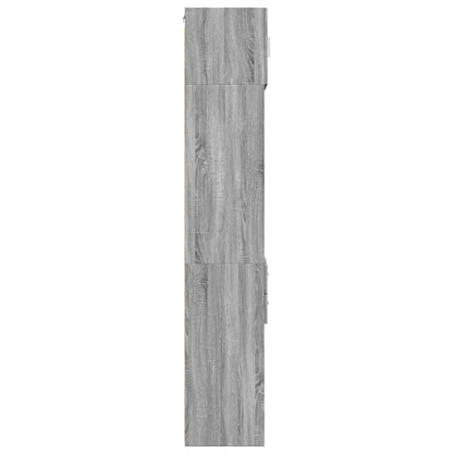 Slim Storage Cabinet Grey Sonoma 50x42.5x225 cm Engineered Wood