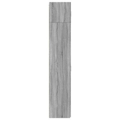 Storage Cabinet Grey Sonoma 70x42.5x225 cm Engineered Wood