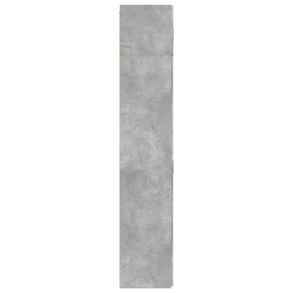 Storage Cabinet Concrete Grey 70x42.5x225 cm Engineered Wood