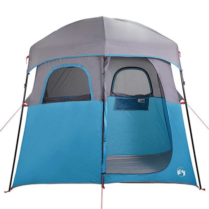 Shower Tent 2-Person Blue Waterproof