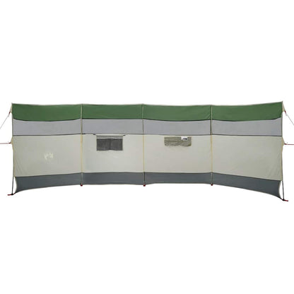 Camping Windbreak Green 510x153 cm Waterproof