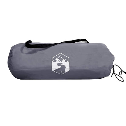 Camping Windbreak Grey and Orange 344x120 cm Waterproof