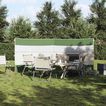 Camping Windbreak Green 340x130 cm Waterproof
