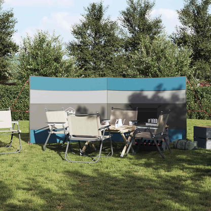 Camping Windbreak Blue 340x130 cm Waterproof