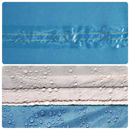 Camping Windbreak Blue 340x130 cm Waterproof