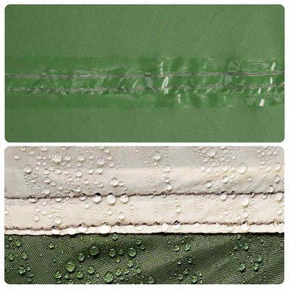 Camping Windbreak Green 508x130 cm Waterproof