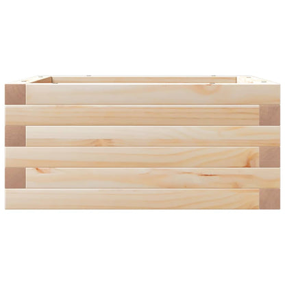 Garden Planter 50x50x23 cm Solid Wood Pine