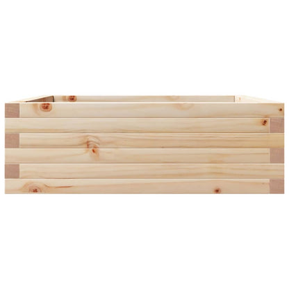 Garden Planter 70x70x23 cm Solid Wood Pine
