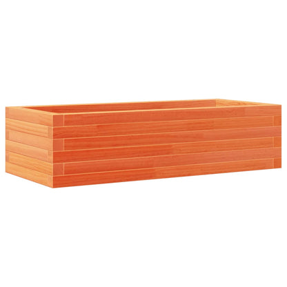 Garden Planter Wax Brown 90x40x23 cm Solid Wood Pine