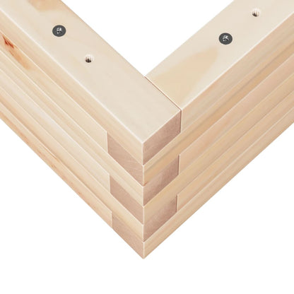 Garden Planter 110x60x23 cm Solid Wood Pine