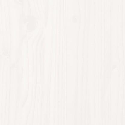 Garden Planter White 60x60x45.5 cm Solid Wood Pine