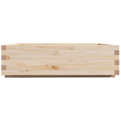 Garden Planter 90x90x26.5 cm Solid Wood Pine