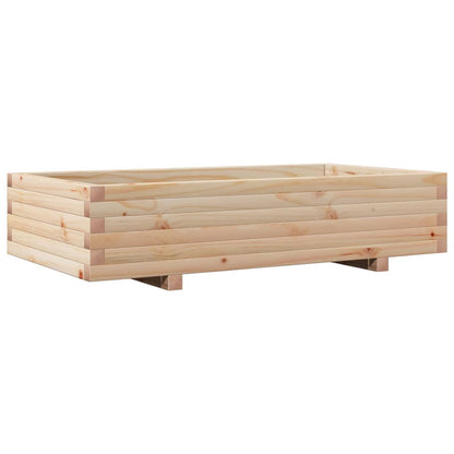 Garden Planter 110x60x26.5 cm Solid Wood Pine