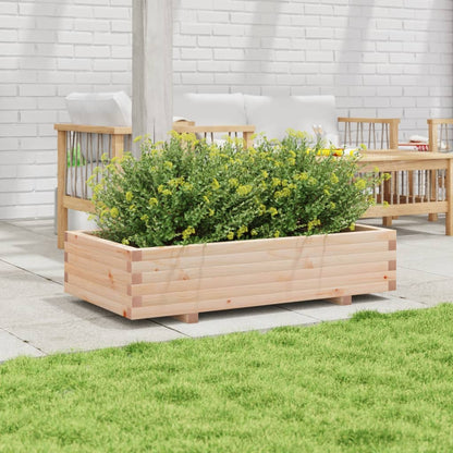 Garden Planter 110x60x26.5 cm Solid Wood Pine