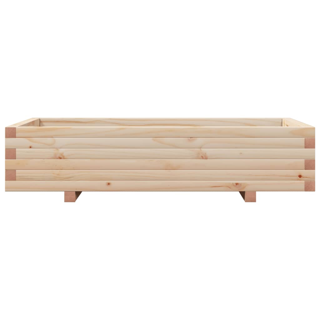 Garden Planter 110x60x26.5 cm Solid Wood Pine