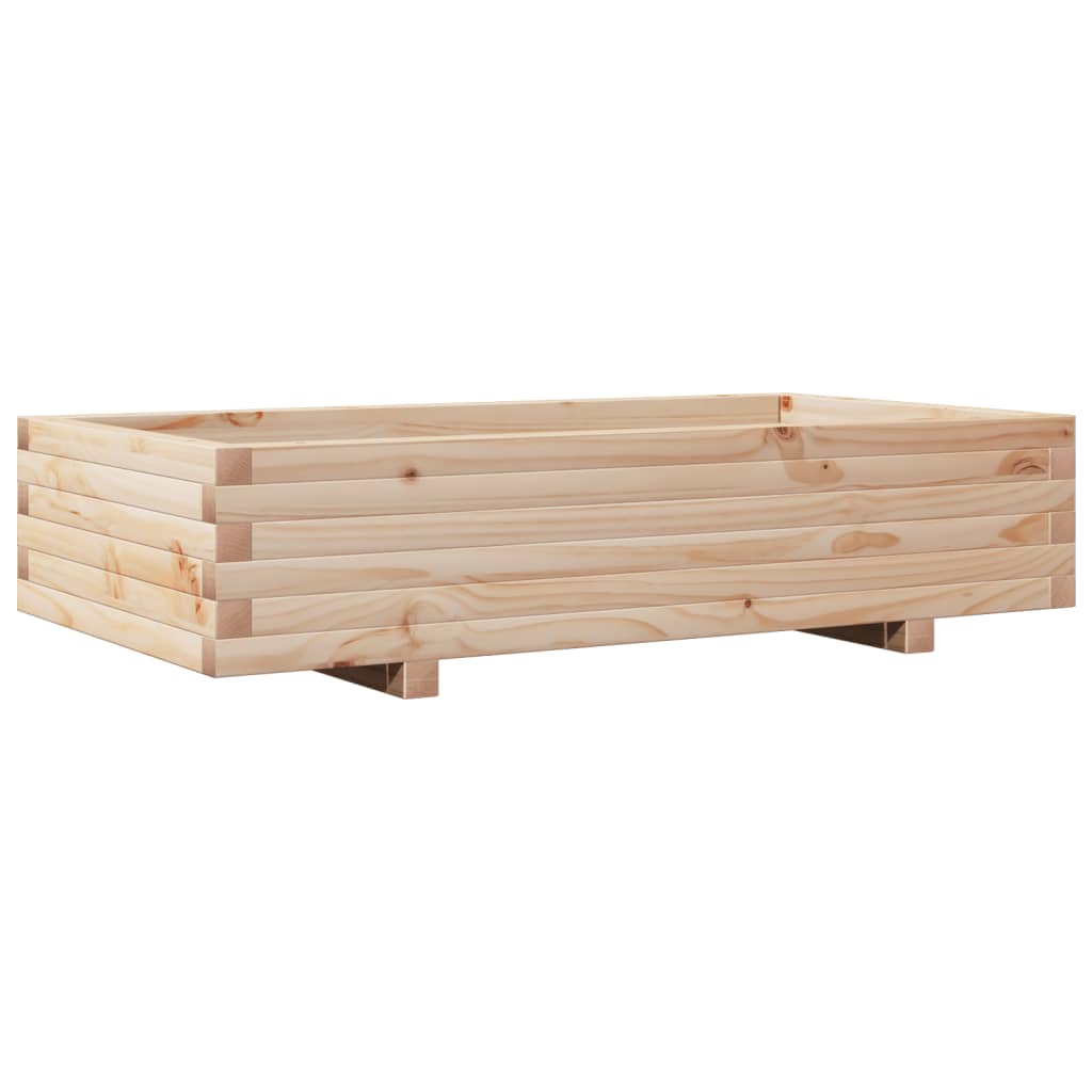 Garden Planter 110x60x26.5 cm Solid Wood Pine