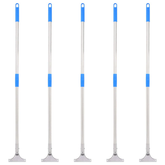  Floor Squeegee Handles 5 pcs 119.5 cm Steel and Plastic