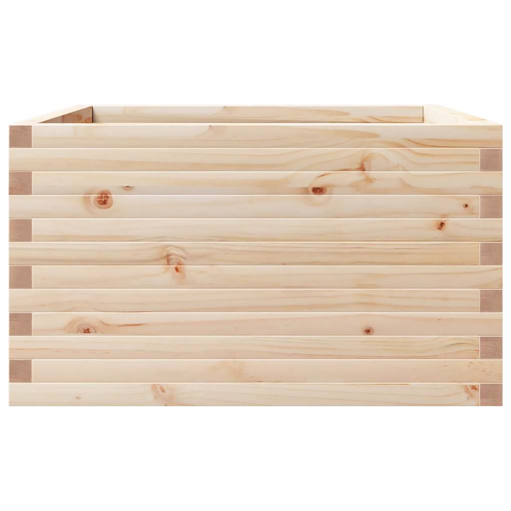 Garden Planter 80x80x46 cm Solid Wood Pine