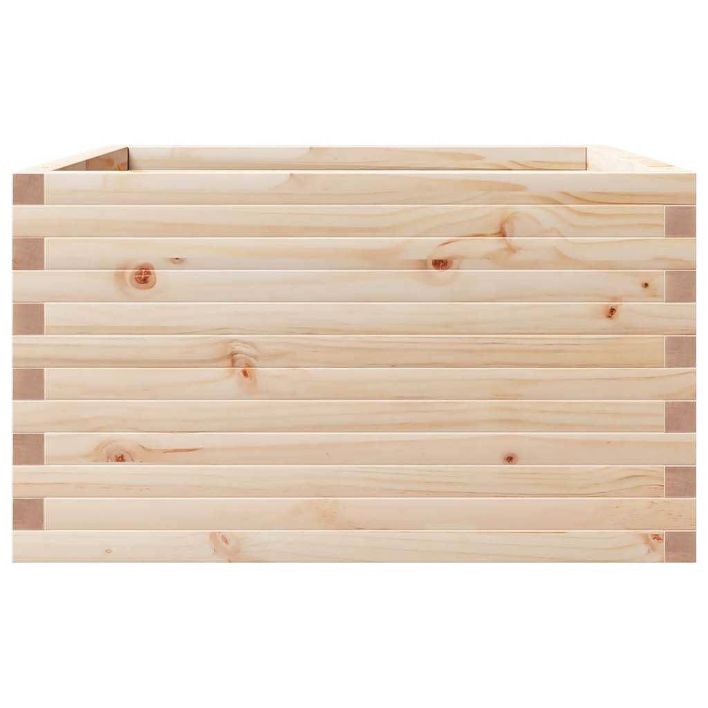 Garden Planter 80x80x46 cm Solid Wood Pine