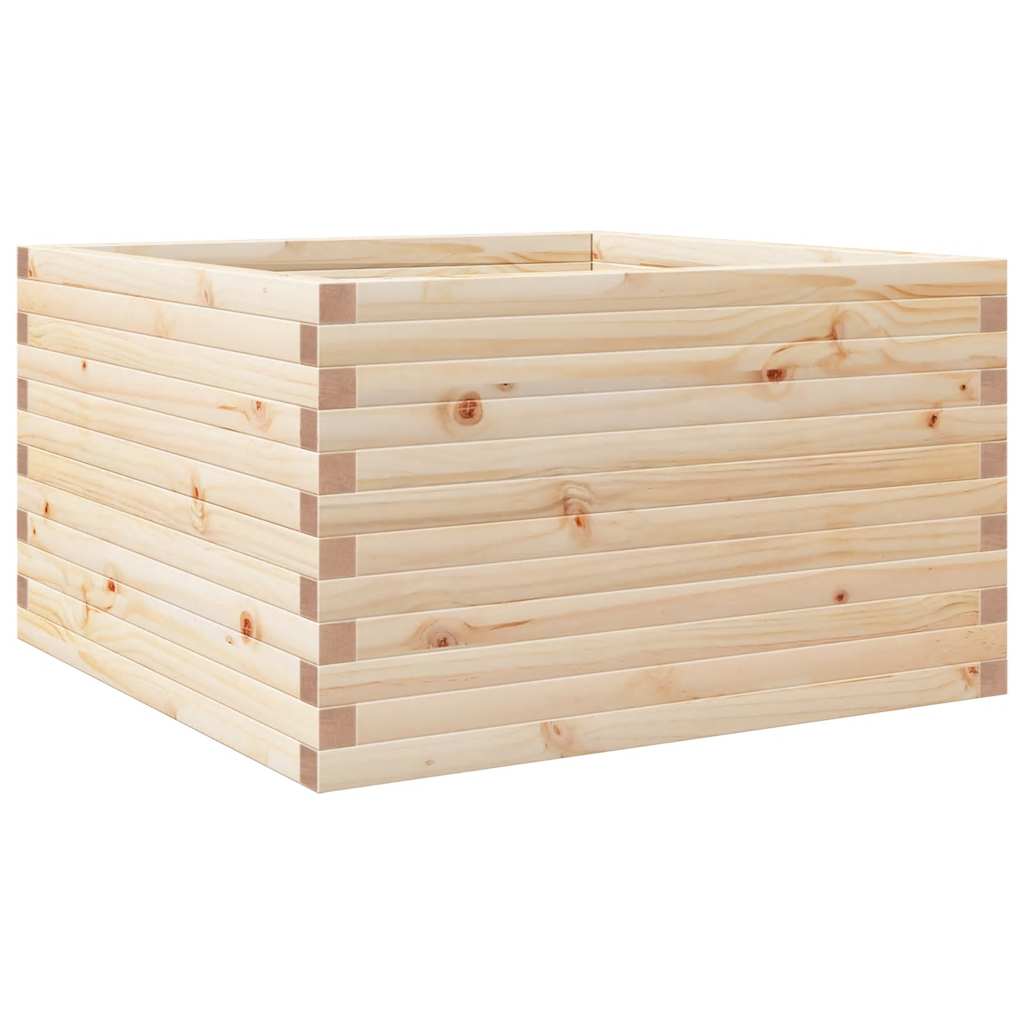 Garden Planter 80x80x46 cm Solid Wood Pine
