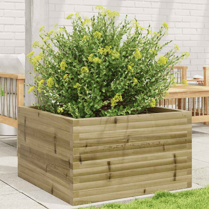 Garden Planter 80x80x46 cm Impregnated Wood Pine