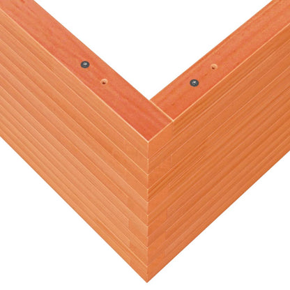 Garden Planter Wax Brown 90x90x46 cm Solid Wood Pine