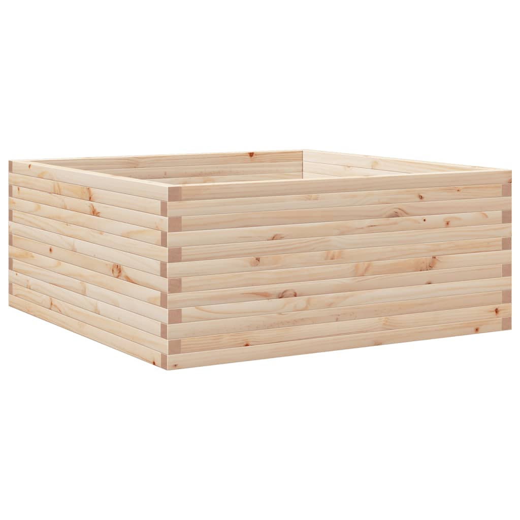 Garden Planter 110x110x46 cm Solid Wood Pine
